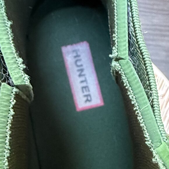 HUNTER ORIGINAL CHELSEA ANKLE BOOTS 10 WOMEN'S OUTDOOR RAINBOOT GREEN NEW PREPPY - Picture 9 of 13